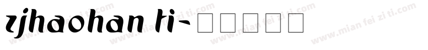 zjhaohan ti字体转换